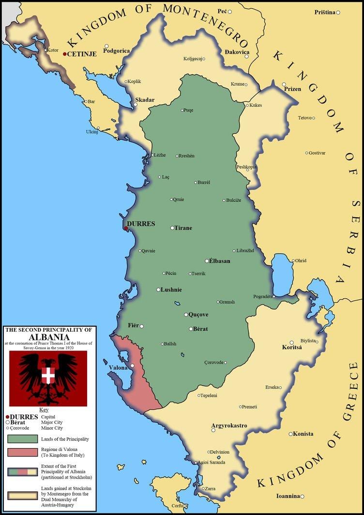 ನಕ್ಷೆ durres ಅಲ್ಬೇನಿಯಾ