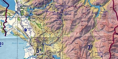 ನಕ್ಷೆ ಅಲ್ಬೇನಿಯಾ ಭೂಗೋಳ